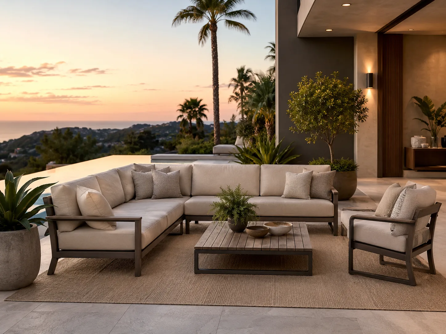 Solace Outdoor Lounge Set by Moon Furniture - custom-made outdoor lounge set