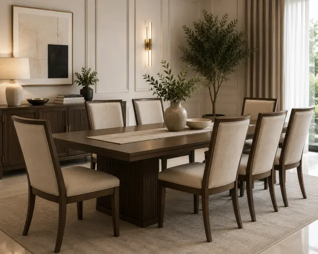 Classic Executive Dining Set custom-made furniture by Moon Furniture